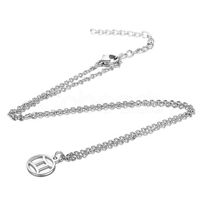Non-Tarnish 201 Stainless Steel Pendants Necklaces LS-NJEW-S063-TN505-3-1