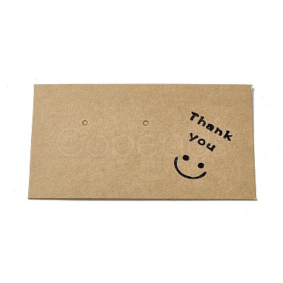 Rectangle Paper Earring Display Cards CDIS-A008-01C-1