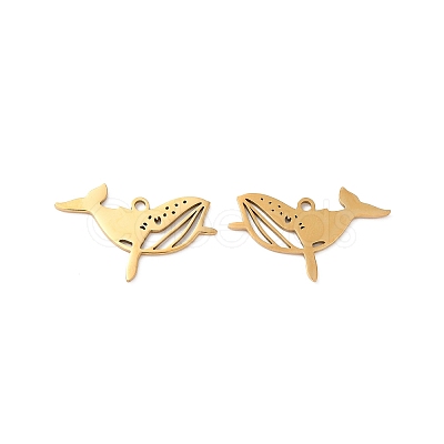 201 Stainless Steel Pendants STAS-I199-D04-G-1