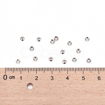 Brass Tiny Bead Cones X-KK-O043-04P-1
