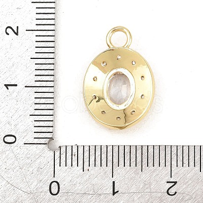 Brass Micro Pave Cubic Zirconia Pendants KK-Z151-16G-02-1