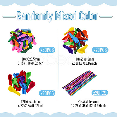110Pcs Latex Balloon DIY-TA0015-89A-1