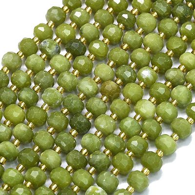 Natural Chinese Jade Beads Strands G-K389-E85-01-1