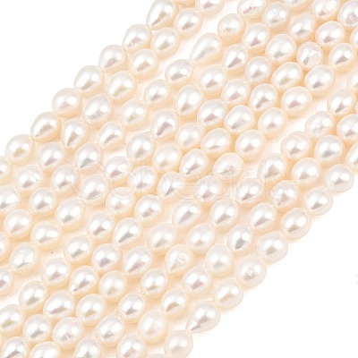 Natural Cultured Freshwater Pearl Beads Strands PEAR-D003-01A-1