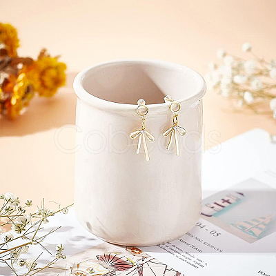 20Pcs Brass Stud Earring Findings KK-BC0008-36-1