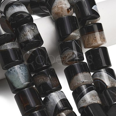 Natural Agate Beads Strands GG-L001-J02-02B-1