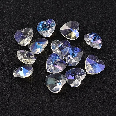 Romantic Valentines Ideas Glass Charms G030V18mm-01-1