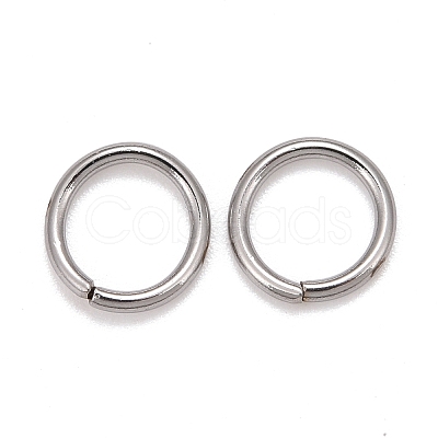 304 Stainless Steel Soldered Closed Jump Rings STAS-E482-15B-1