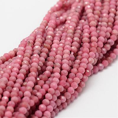 Natural Rhodochrosite Beads Strands G-P270-2mm-20-1