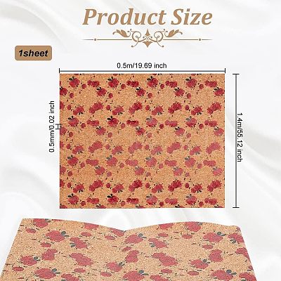 Embossed PU Imitation Leather Fabric DIY-WH0043-95A-1