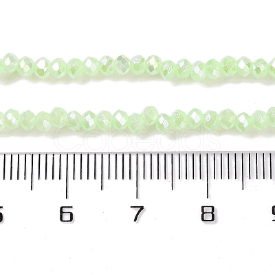 Baking Electroplate Glass Beads Strands X-DGLA-A039-J4mm-B10-1