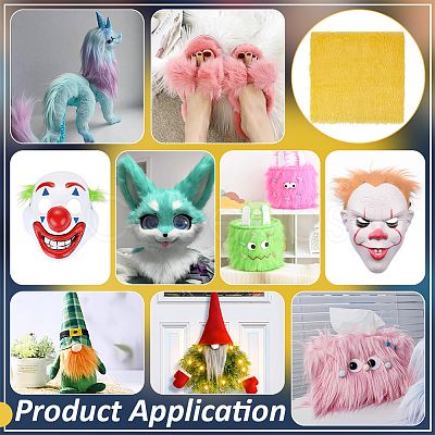 Polyester Plush Toy Fabric DIY-WH0430-925A-1