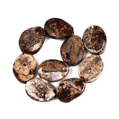 Natural Tree Bark Agate Beads Strands G-Q606-23B-1
