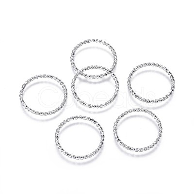 Tibetan Style Linking Rings TIBE-EA8631Y-1P-NR-1
