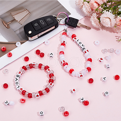 Valentine's Day Theme DIY Beads Kits DIY-SP0002-04-1