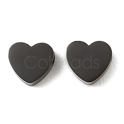 Valentine's Day 304 Stainless Steel Beads SA-E001-02EB-03-1