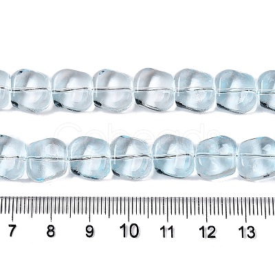 Electroplate Glass Beads Strands EGLA-N012-07I-1