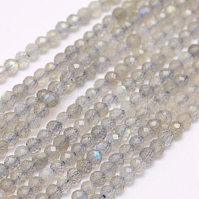 Natural Labradorite Beads Strands G-F509-03-4mm-1