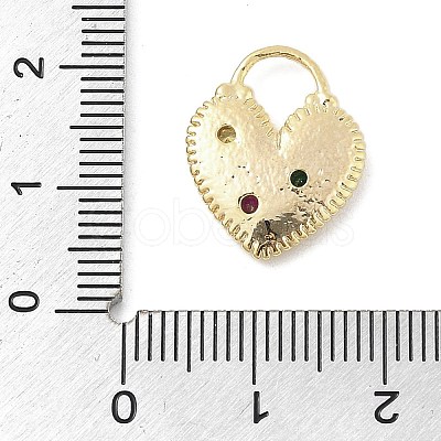 Brass Micro Pave Cubic Zirconia Pendants KK-S514-04C-G-1