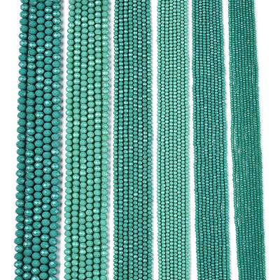 Opaque Solid Color Imitation Jade Glass Beads Strands EGLA-A044-P8mm-D31-1