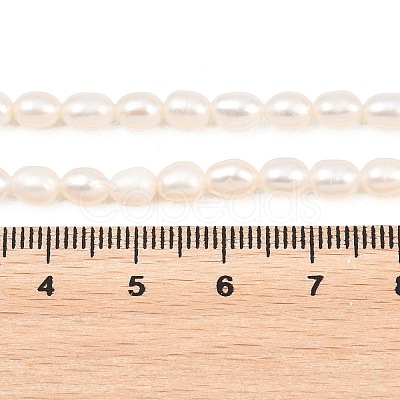 Natural Cultured Freshwater Pearl Beads Strands PEAR-D003-01D-05-1