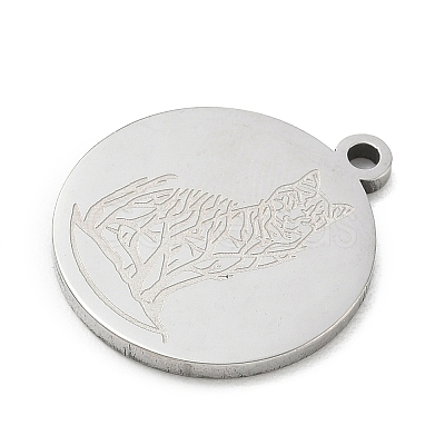 201 Stainless Steel Pendants SA-CBA3D3A-05P-07-1