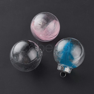 (Defective Closeout Sale: Surface Scratch) Plastic Ball Ornament Decoration HJEW-XCP0001-05-1