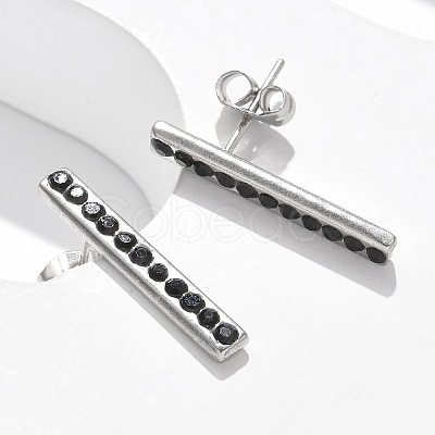 304 Stainless Steel Stud Earrings EJEW-F361-05P-1