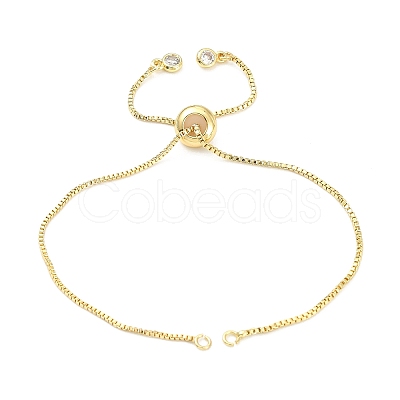 Rack Plating Brass Chain Bracelet Making X-KK-A142-017G-1
