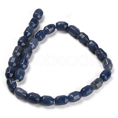 Natural Blue Aventurine(Dyed & Heated) Beads Strands G-F781-A06-01-1