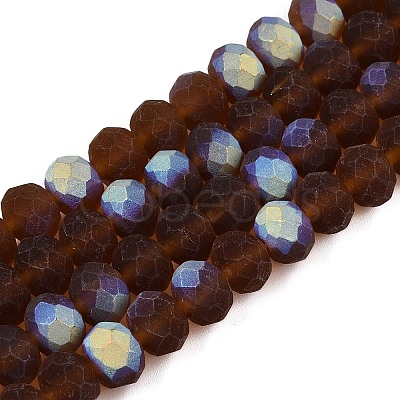 Transparent Glass Beads Strands EGLA-A044-T8mm-MB02-1