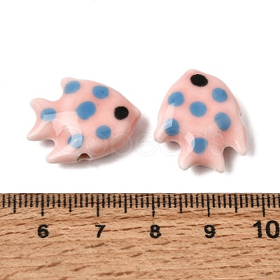 Handmade Porcelain Beads PR-Z001-02G-1