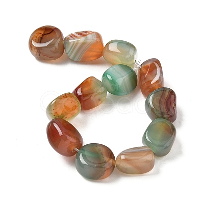 Natural Agate Beads Strands G-H295-D01-15-1