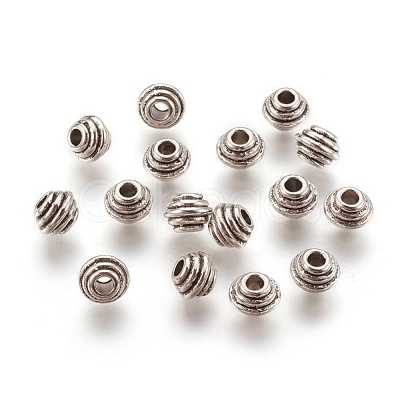 Tibetan Style Alloy Spacer Beads LF5166Y-1
