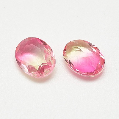 Pointed Back Glass Rhinestone Cabochons RGLA-T080-8x10-007TO-1