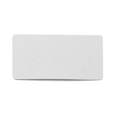 Paper Earring Display Cards CDIS-WH0006-04H-1
