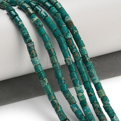 Natural Imperial Jasper Beads Strands G-P460-06G-1