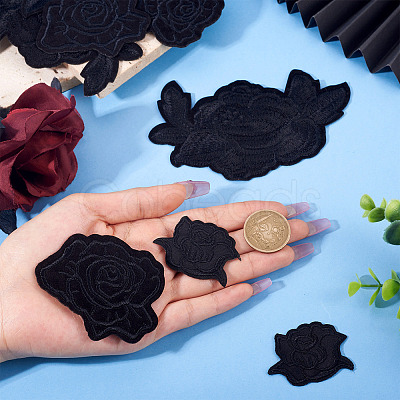 9Pcs 3 Styles Computerized Embroidery Cloth Patches PATC-TA0001-28-1