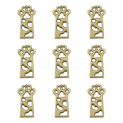 Open Back Bezel Pendants X-PALLOY-TAC0010-08AB-1