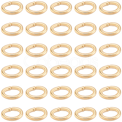 300Pcs Brass Open Jump Rings KK-BBC0027-71-1