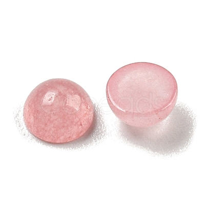 Natural White Jade Dyed Cabochons G-H309-03-14-1