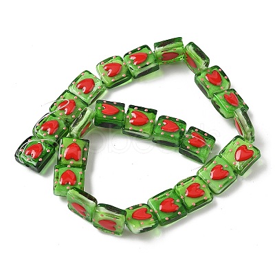 Handmade Lampwork Enamel Beads LAMP-G147-02-1