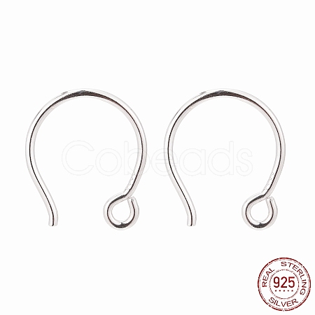 Rhodium Plated 925 Sterling Silver Earring Hooks LS-STER-N0001-028S-1