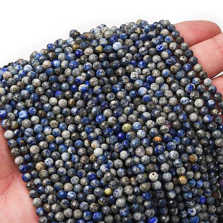 Natural Lapis Lazuli Beads Strands G-RM2025-A24-4mm-1