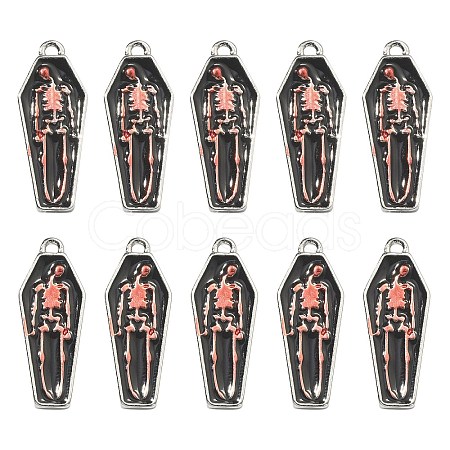 Alloy Enamel Pendants ENAM-CJC0021-01-1