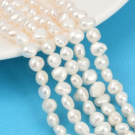 Natural Cultured Freshwater Pearl Beads Strands PEAR-P064-19G-07A-1