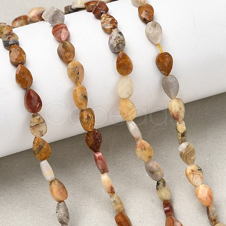 Natural Crazy Agate Beads Strands G-B159-A16-1