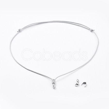 Adjustable Korean Waxed Polyester Cord Necklace Making AJEW-JB00510-03-1