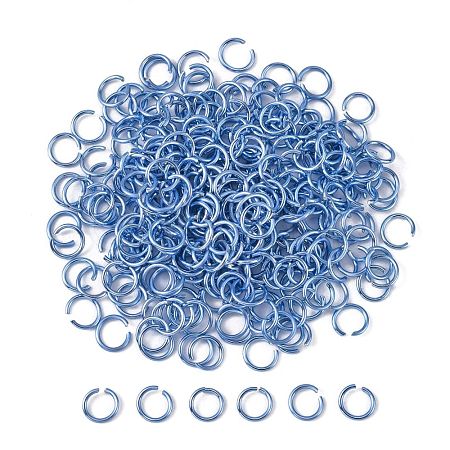 Anodized Aluminum Open Jump Rings X-ALUM-R005-0.8x6-19-1