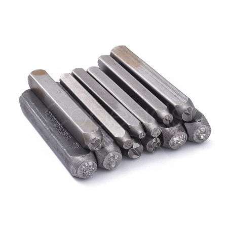 Iron Seal Stamps AJEW-XCP0001-24-1